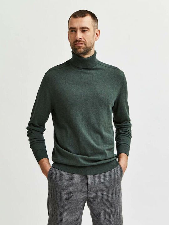 Selected Langarm-Pullover Ivy Green