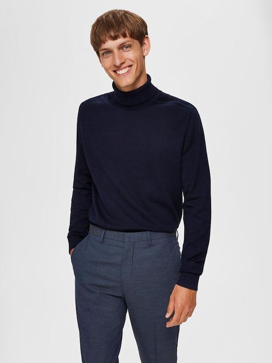Selected Langarm-Pullover Blue