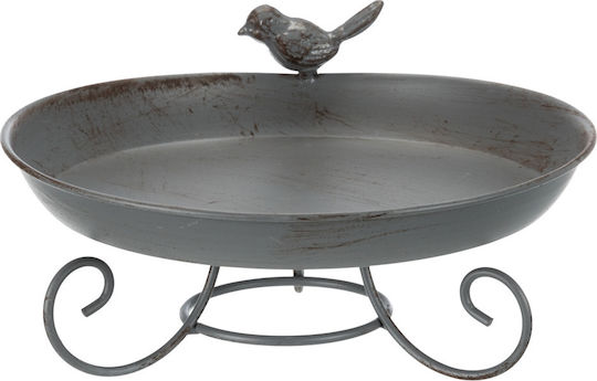 Trixie Water Bowl Ποτίστρα / Ταΐστρα Πτηνών Μεταλλική με Βάση 22cm 800ml