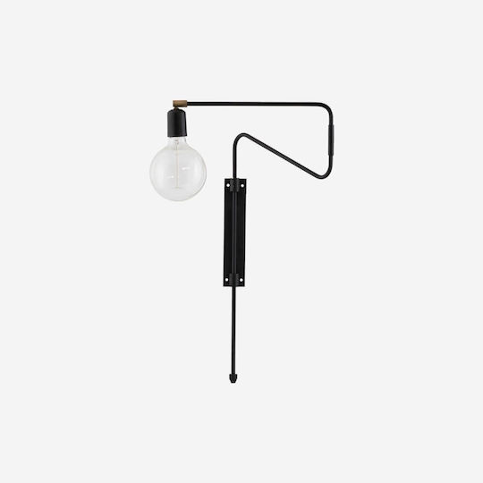 House Doctor Lamp Wall Black 35cm House Doctor Lamp Wall Black 35cm