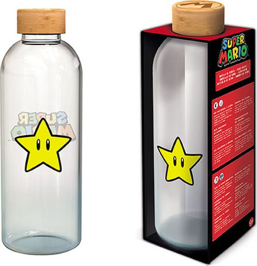 Abysse Bottle Water Glass with Screw Cap Transparent 1030ml