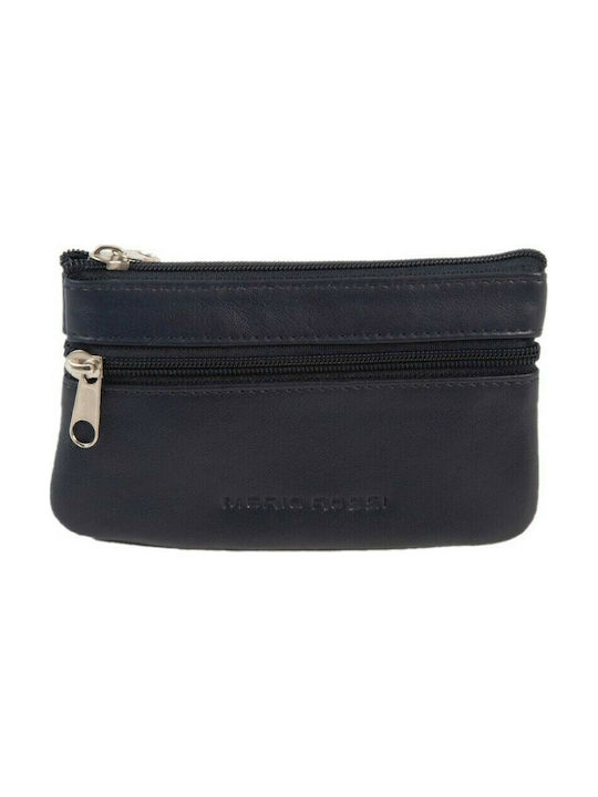 Mario Rossi Key Holder Wallet EF-AB2 Leather Blue