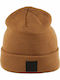 Beanie Ανδρικός Σκούφος Πλεκτός Deep Cognac