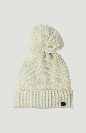 Knitted Beanie Cap Beige