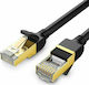 Ugreen F/FTP Cat.7 Καλώδιο Δικτύου Ethernet 0.5m Μαύρο