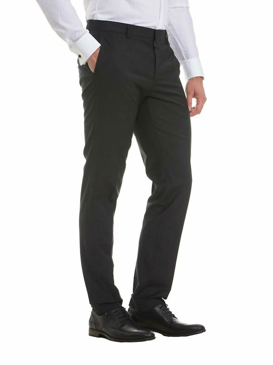 Hugo Getlin Trousers Suit Elastic in Slim Fit B...