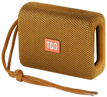 T&G TG-313 Ηχείο Bluetooth 5W με Διάρκεια Μπαταρίας έως 2 ώρες Χρυσό