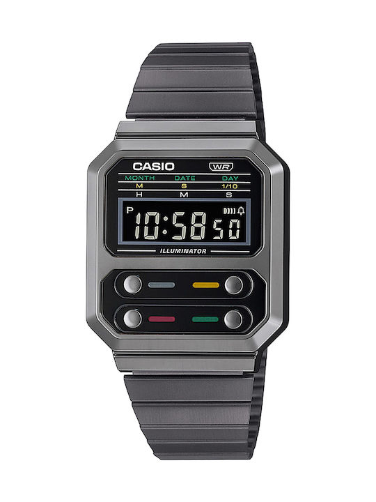 Casio Vintage Edgy Ψηφιακό Ανδρικό Ρολόι 40.7mm...