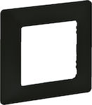 Legrand Valena Life Vertical Switch Frame 1-Slot Black 754251