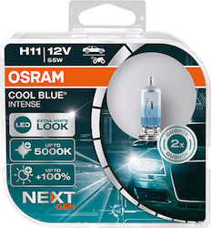 Osram Lămpi Autoturismului PGJ19-2 Intense NextGeneration H11 Halogen 5000K Alb rece 12V 55W 2buc