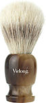 Vie Long Comte Two Band Shaving Brush with Horse Hair Bristles 24mm Brown