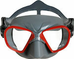XDive Μάσκα Θαλάσσης Σιλικόνης Gem σε Κόκκινο χρώμα