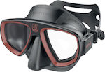 Seac Silicone Diving Mask Extreme 50 Μαύρο/Κόκκινο Black 27209