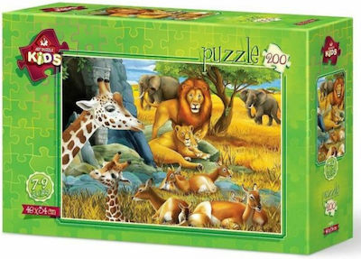 Детски Пъзел Forest Animals за 7++ Години 200бр Art Puzzle