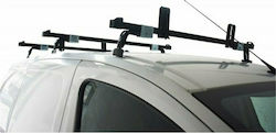 Hermes Roof Bars Metallic M8 132cm. 2010+ (with Roof Rack Legs) Black