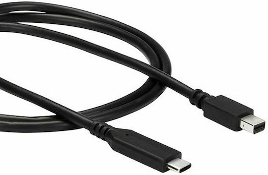 StarTech USB Typ-C Kabel USB 3.1 männlich - Mini-DisplayPort Schwarz 1m CDP2MDPMM1MB