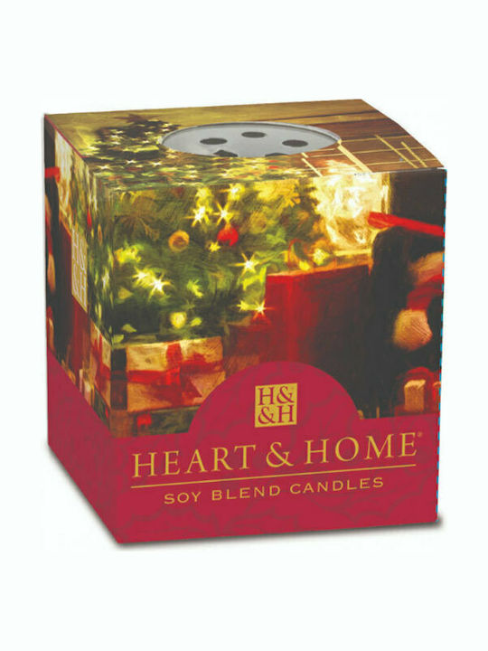 Heart & Home Santa Claus Christmas Red Candle