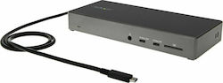 StarTech USB-C / USB-A Docking Station 4K PD Ethernet (DK31C2DHSPDUE)