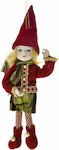 Iliadis Christmas Fabric Figure Elf Height 30cm