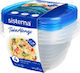 Sistema Take Alongs Lunchbox Kunststoff Blau 17.5x16cm 4Stück