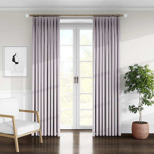 Ehome Pencil Pleat Blackout Curtain Άμμου 420-1 270x280εκ.