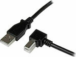 StarTech USB 2.0 Cable USB-A male - USB-B male Μαύρο 1m (USBAB1MR)