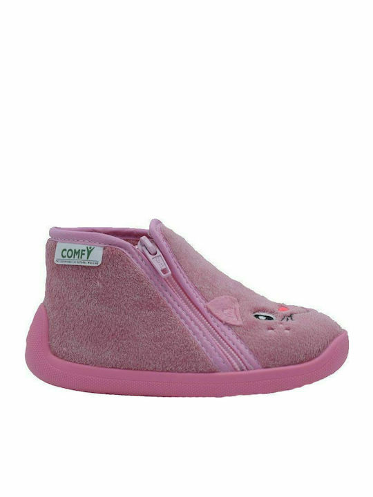 Comfy Anatomic Anatomic Kids Slipper Ankle Boot Pink