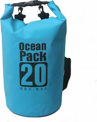 Ocean Pack Wasserdichte Tasche Umhängetasche mit einer Kapazität von 20 Litern Blau