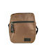Forest -10 Ανδρική Τσάντα Ώμου / Χιαστί σε Καφέ χρώμα