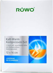 Rowo Kompresse Kältetherapie/Wärmebehandlung Taille 16x12cm 2Stück