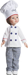 Paola Reina Carlos Chef Doll 32cm.