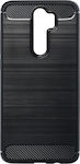 Forcell Carbon Back Cover Σιλικόνης Μαύρο (Redmi Note 8 Pro)