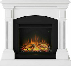Tagu Magna Επιδαπέδιο Ηλεκτρικό Τζάκι 1500W 113.7x102.2cm Λευκό