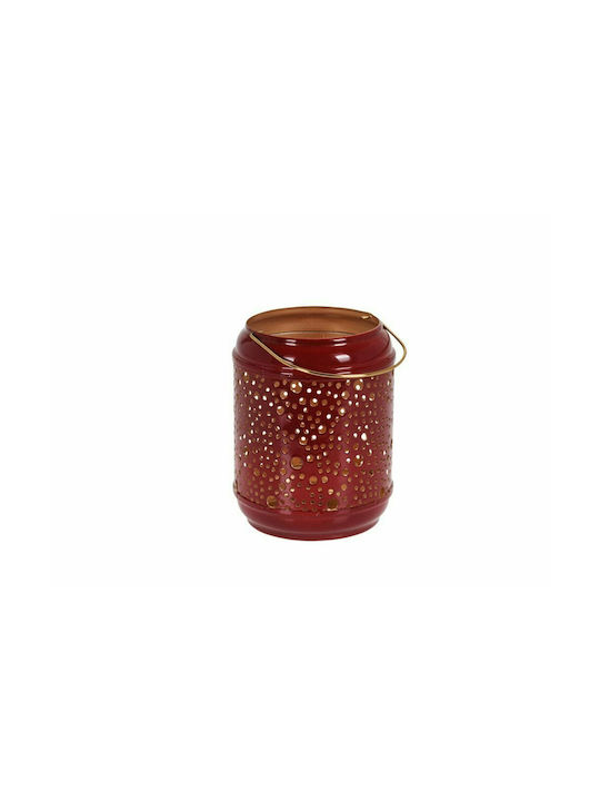 Lămpi De Veghe Metalic De Masă Bordo 10x10x13cm