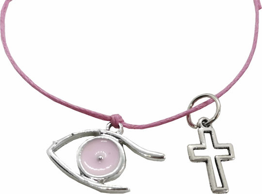 Mouchtaris Collection Marturic de Botez Brățară Roz 50buc