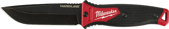 Milwaukee Hardline Fixed Μαχαίρι Μαύρο σε Θήκη 4932464830