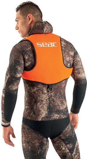 Seac Hunt Vest Γιλέκο Βαρών Μαύρο/Πορτοκαλί 1000gr