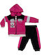 Set of 3 Pieces Girls 3088 Fuchsia