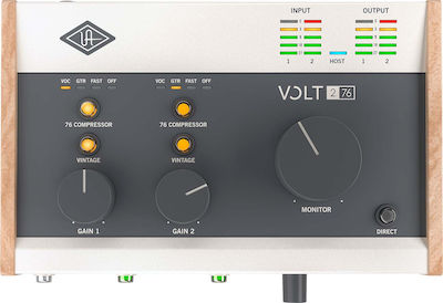 Universal Audio Εξωτερική Επαγγελματική Κάρτα Ήχου Volt 276 Συνδεσιμότητα USB