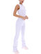 Zoe Training Women's Long High Waist Leggings Gray Melange