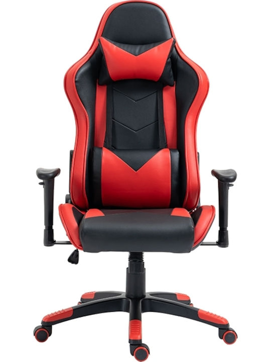Zita Plus A6190 Artificial Leather Gaming Chair Black/Red