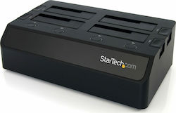 StarTech Docking Station για 4 Σκληρούς Δίσκους SATA 2.5" / 3.5" με σύνδεση USB 3.0 (SATDOCK4U3RE)