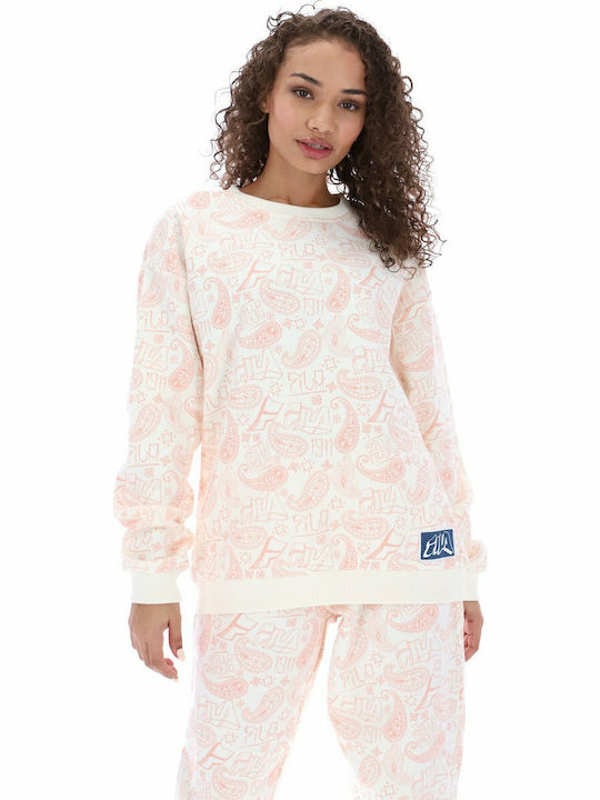 Rachel Boyfriend Sweatshirt Long Women's Sweatshirt Beige