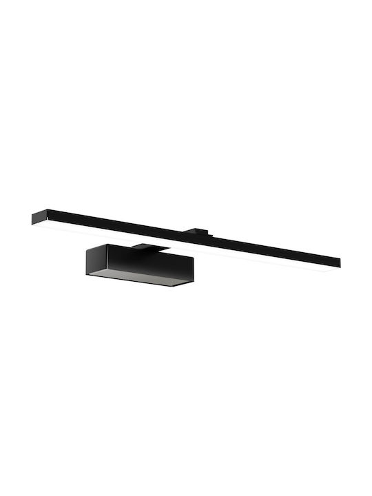 Alphab2b Modern Wall Lamp with Integrated LED and Natural White Light Black Width 34cm
