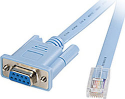 Cisco Καλώδιο RJ45 male σε RS232 9-pin female 1.8m (CAB-CONSOLE-RJ45) 1τμχ
