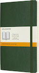 Moleskine Myrtle Notebook Ruled with Elastic Green