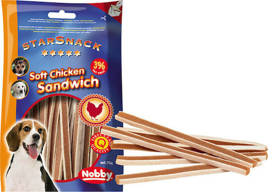 Nobby Starsnack Soft Λιχουδιές Σκύλου με Κοτόπουλο 70gr