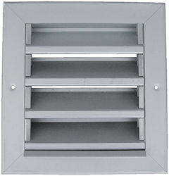 Elmark Lüftungsgitter 30x30cm Quadratisch mit G...