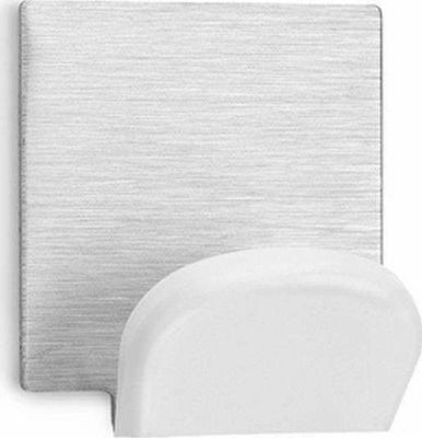 Inofix Inox Hanger Kitchen Hook with Sticker White 2pcs 2078-2