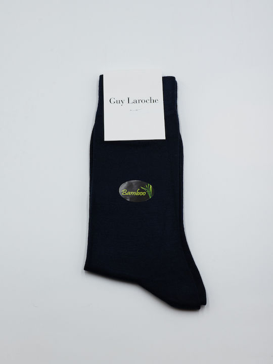 Guy Laroche Ανδρικές Μονόχρωμες Κάλτσες Navy Blue